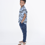 Blue Pattern Shirt